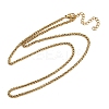 304 Stainless Steel Wheat Chains Necklaces for Unisex NJEW-K395-01A-G-4