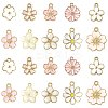 40Pcs 10 Styles Alloy Enamel Pendants ENAM-FS0004-04A-3