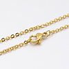 304 Stainless Steel Link Chain Necklace LS-MAK-M007-G-1
