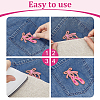 Bowknot & Dancing Shoes Computerized Embroidery Cloth Iron on Sew on Patches PATC-WH0002-134-3