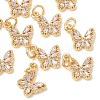SHEGRACE Brass Pave Clear Cubic Zirconia Pendants XGRQ3Q824-628G-C-1