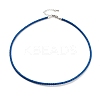 Braided Round Imitation Leather Bracelets Making BJEW-H610-01P-15-1