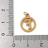 304 Stainless Steel Charms
with Jump Ring STAS-R001-02G-F-3