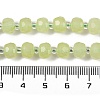 Natural Dyed White Jade Beads Strands G-H057-A22-09-5