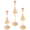 3 Bags 3 Styles Iron & Aluminum Candle Holder AJEW-OC0014-68-1