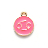 Alloy Enamel Pendants ENAM-S124-01A-03D-2