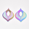 Ion Plating(IP) 304 Stainless Steel Filigree Big Pendants LS-X-STAS-S108-31-2