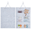 Felt Hanging Hair Claw Clip Organizer Holder for Women Girls AJEW-WH0083-89A-01B-1