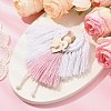 Angel Handmade Woven Macrame Cotton Thread Pendant Decorations HJEW-JM02454-01-2