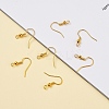 Brass Earring Hooks KK-YW0001-28G-5
