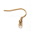 Ion Plating(IP) 304 Stainless Steel Earring Hooks LS-STAS-F075-41-1