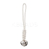 3Pcs 3 Colors Iron Bell Pendant Decoration HJEW-JM02421-3