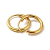 PVD Vacuum Plating 201 Stainless Steel Huggie Hoop Earrings LS-STAS-H164-03G-2