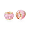 Rack Plating Alloy European Beads MPDL-N039-199-02G-2