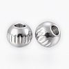 Tarnish Resistant 201 Stainless Steel Beads STAS-G154-35-4mm-2