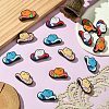 20Pcs 4 Colors Cowboy Hat Food Grade Eco-Friendly Silicone Focal Beads SIL-CJ0002-10-5