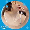 16Pcs 2 Colors 304 Stainless Steel Pendants STAS-UN0044-37-5