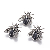 Natural Dyed & Heated Black Agate Brooches G-A176-D01-1-1