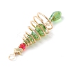 Copper Wired Glass Pendants PALLOY-JF02704-3