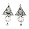 Tibetan Style Alloy Pendant TIBE-H142-20AS-02-1