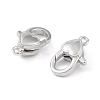 Anti-Tarnish Rhodium Plated 925 Sterling Silver Lobster Claw Clasps STER-K173-16P-2