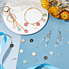 5 Sets 5 Style Alloy Enamel Pendants ENAM-PH0001-72-2