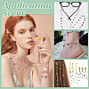 DIY Handmade Brass & Natural Amethyst Chips Beaded Chains Necklaces/Bracelets Making Kits DIY-FG0006-70A-5
