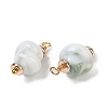 Opaque Acrylic Pendants KK-K296-01G-01-2
