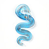 Handmade Gold Sand Lampwork Big Pendants LAMP-T023-11C-1