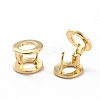 Initial Hoop Earrings for Women EJEW-P194-01G-O-2