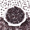 Transparent Spray Painted Glass Seed Beads SEED-L011-10A-21-2