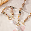 Alloy & Natural Gemstone Chips Beaded Necklaces & Beaded Bracelets Sets FS-WGA97E1-01-4