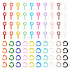400Pcs Alloy Screw Eye Pin Peg Bails FIND-TA0007-89-1