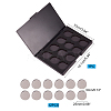 Empty Magnetic Eyeshadow Makeup Boxes CON-WH0069-64-2