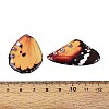 Epoxy Resin Butterfly Wing Pendants RESI-T057-86C-3