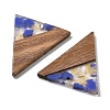 Resin and Walnut Pendants FIND-R051-01-3