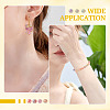 10 Colors Baking Painted Crackle Glass Bead Strands DGLA-TA0001-08A-9