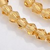 Bicone Glass Beads Strands LS-EGLA-P016-3mm-08-3