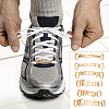 14pcs 7 style Constellations Theme 201 Stainless Steel Shoe Lace Decorations AJEW-PH0011-22-6