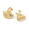 PVD Vacuum Plating 304 Stainless Steel with Rhinestone Stud Earrings for Women EJEW-G401-03G-01-1