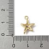 Brass Micro Pave Cubic Zirconia Charms KK-M326-20B-G-3