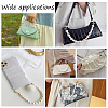 6Pcs 6 Style Resin Imitation Pearl Beaded Chain Purse Strap Extenders FIND-PH0009-60-6