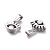 Tarnish Resistant 304 Stainless Steel Pendants STAS-Z006-10P-2