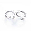 Tarnish Resistant 304 Stainless Steel Open Jump Rings A-STAS-F110-10P-2