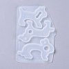Dog & Rabbit Shape No Touch Door Opener Food Grade Silicone Molds DIY-K025-15-2