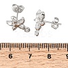 304 Stainless Steel Stud Earring Findings STAS-D391-03A-P-3
