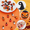 30Pcs 3 Styles Halloween Dyed Synthetic Turquoise & Alloy Pendants FIND-AR0005-28-3