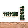 Saint Patrick's Day Light Gold Tone Alloy Enamel Big Pendants FIND-N011-27KCG-3
