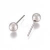 Tarnish Resistant 304 Stainless Steel Stud Earrings EJEW-G278-40P-03-2