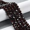 Baking Paint Imitation Jade Glass Bead Strands DGLA-A034-J6MM-A11-2